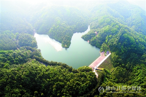 飞马山水库。/佛山日报见习记者吕润致摄